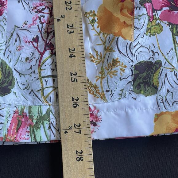 Style & Co Sport Full Womens Jacket Extra Large XL Floral Full Zip Hidden Hooded - Picture 10 of 10